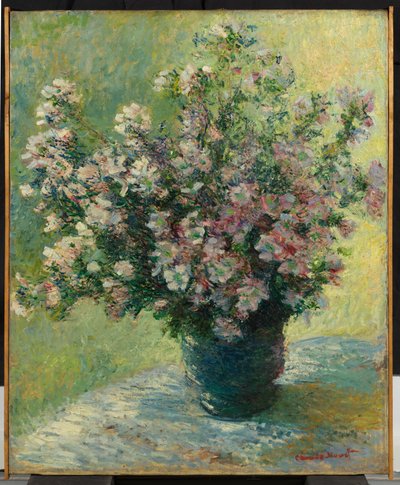 Jarrón de flores de Claude Monet