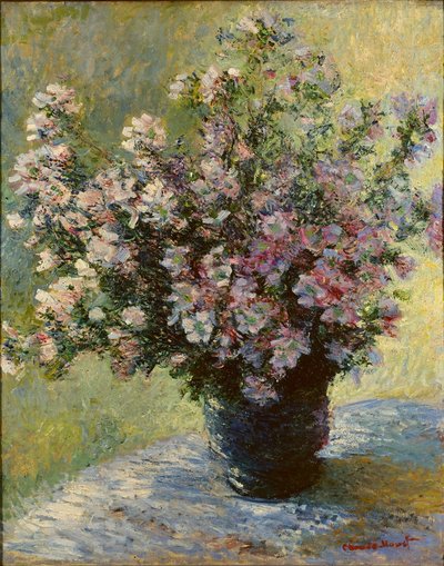 Jarrón de flores de Claude Monet