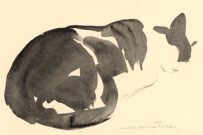 Gato durmiendo, 1984 de Claudia Hutchins Puechavy