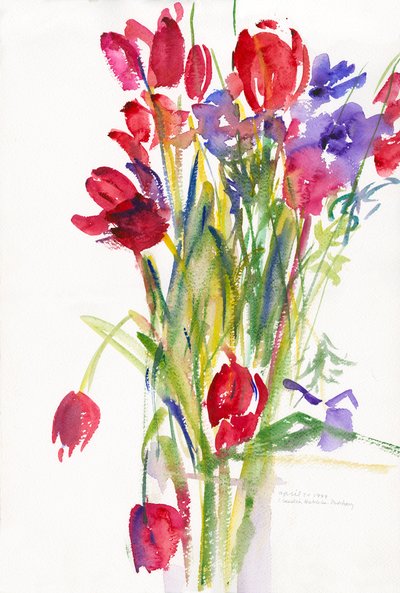 Tulipanes, 1999 de Claudia Hutchins Puechavy