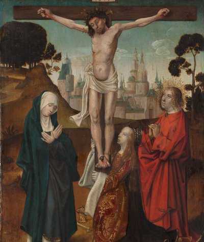 Crucifixión de Cornelis Engebrechtsz (circle of)