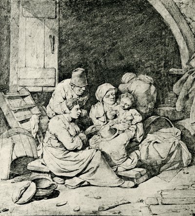 Familia de granjeros holandeses de Cornelis Pietersz Bega