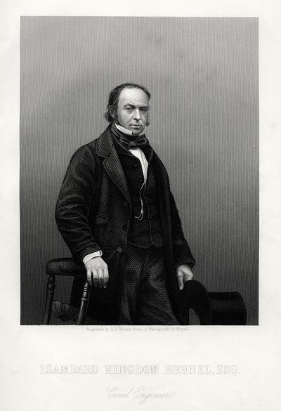 Isambard Kingdom Brunel, ingeniero británico, c. 1880 de Daniel John Pound