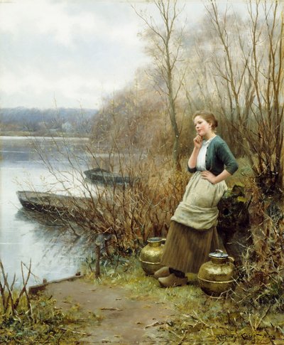 Un pensamiento encantador de Daniel Ridgway Knight