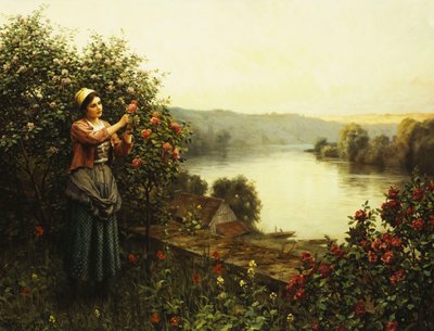 Flores de Verano de Daniel Ridgway Knight