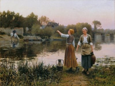 Los aguadores de Daniel Ridgway Knight