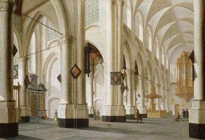 Interior de St. Laurenskerk, Rotterdam de Daniel de Blieck