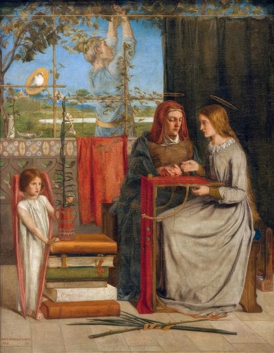 La infancia de la Virgen María de Dante Gabriel Charles Rossetti