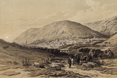 Nablus, la antigua Siquem de David (after) Roberts