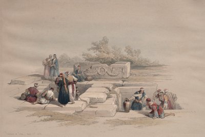 Fuente en Cana, 1839 de David Roberts