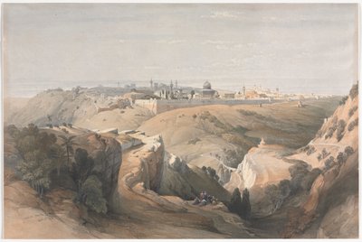 Jerusalén desde el Monte de los Olivos de David Roberts