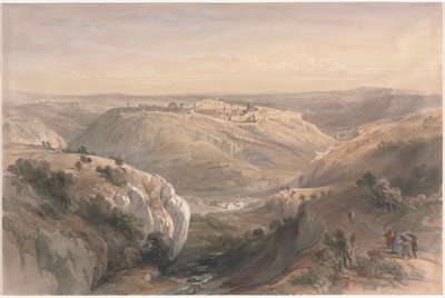 Jerusalén desde el sur de David Roberts