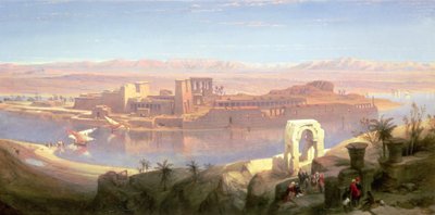 La isla de Filae, Nubia de David Roberts