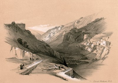 La piscina inferior de Siloé, 1855 de David Roberts