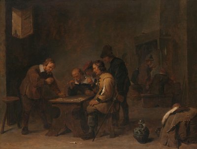 Los jugadores
Los hombres que hacen dados en una taberna de David Teniers (II)