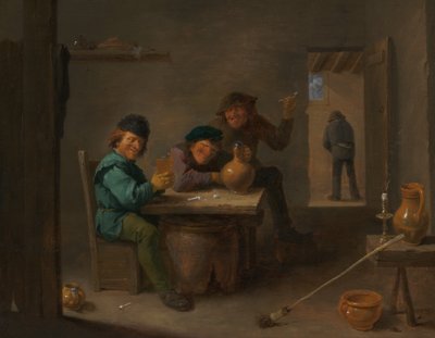 Campesinos en una Taberna de David Teniers the Younger