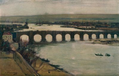 Puente de Berwick, c1912 de David Young Cameron