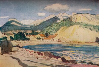 Bahía en el Sur de Francia, 1931 de Derwent Lees