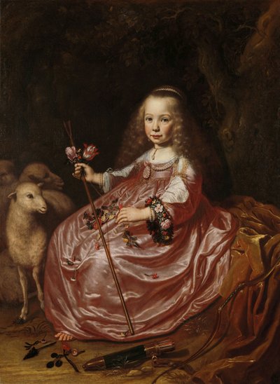 Retrato de Clara Alewijn, 1644 de Dirck Santvoort