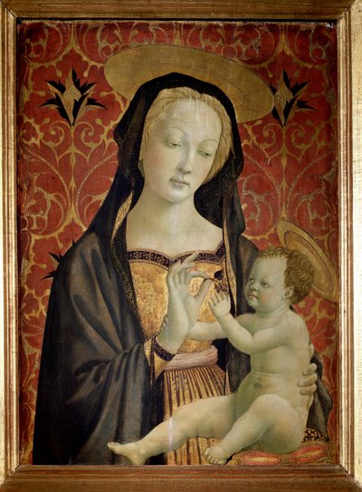 La virgen con el niño de Domenico Veneziano
