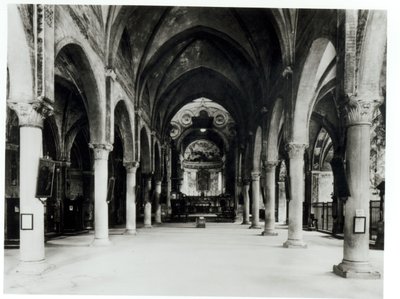 Interior de la iglesia de Donato Bramante