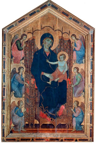 Madonna y el Niño, Madonna Rucellai de Duccio di Buoninsegna