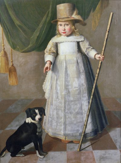 Niño y perro, Dordrecht de Dutch School