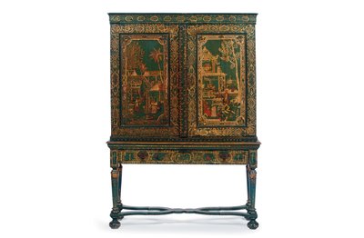 Gabinete de coleccionista sobre soporte, c.1700-30 de Dutch School