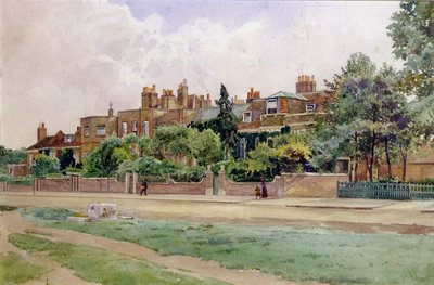 Casas de Wren y Faraday en Hampton Court de E.H. Fitchew