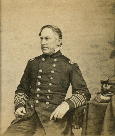 Vicealmirante David Farragut (1801-70) c.1865 de E. Anthony