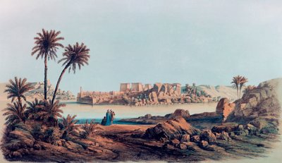 Philae, Egipto, 1842-1845 de E Weidenbach