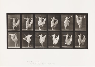 Placa 187. Bailando de Eadweard Muybridge