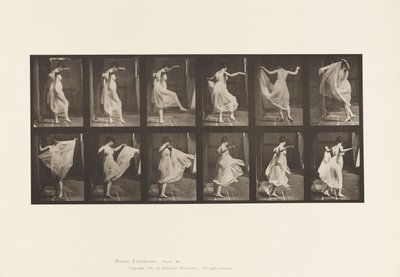 Placa 188. Bailando (fantasía) de Eadweard Muybridge