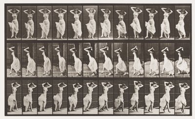 Placa 190. Bailando (Nautch) de Eadweard Muybridge