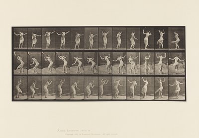 Placa 191. Bailando (elegante) de Eadweard Muybridge