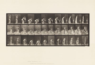 Placa 215. Colocando al Niño de Eadweard Muybridge