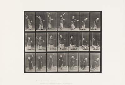 Placa 298. Tenis en Césped de Eadweard Muybridge