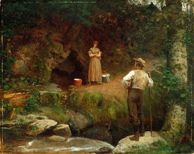 Primeros amantes de Eastman Johnson