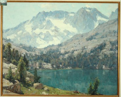 Sierra Lake (óleo sobre lienzo) de Edgar Alwin Payne