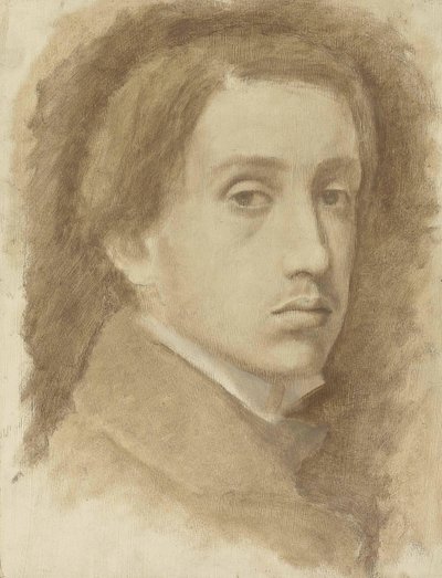 Autorretrato, ca 1854 de Edgar Degas