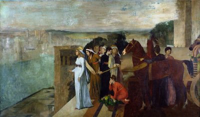 Semíramis construyendo Babilonia, 1861 de Edgar Degas