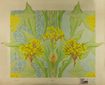 Indian Shot Lily, c.1895 (gouache sobre papel) de Edmund Hunter