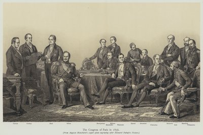 El Congreso de París de Edouard Louis Dubufe