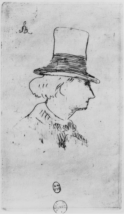 Baudelaire con sombrero de Édouard Manet