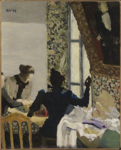 L’aiguillée (El hilo) de Edouard Vuillard