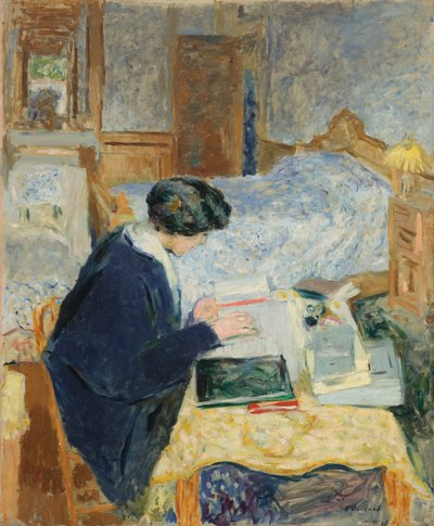 Lucy Hessel leyendo, 1913 de Edouard Vuillard