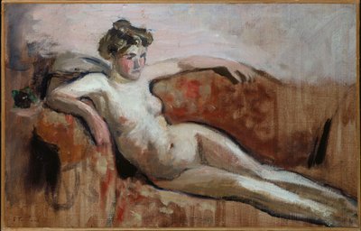 Desnudo Reclinado, c.1919-20 de Edouard Vuillard