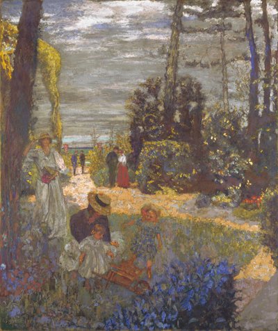 La Terraza en Vasouy, el Jardín, 1901 de Edouard Vuillard