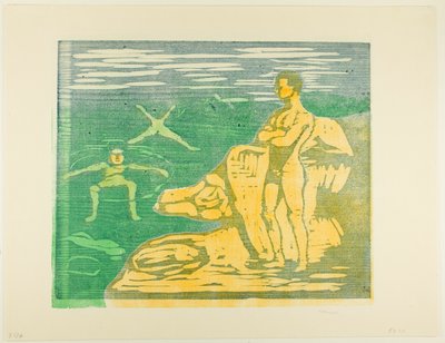 Niños bañándose de Edvard Munch