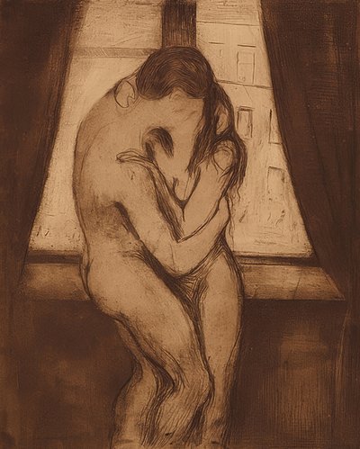 Der Kuss de Edvard Munch